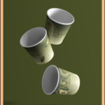 كوب ورقي و بلاستيكي