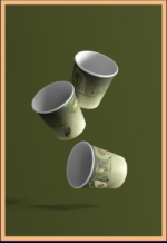 كوب ورقي و بلاستيكي